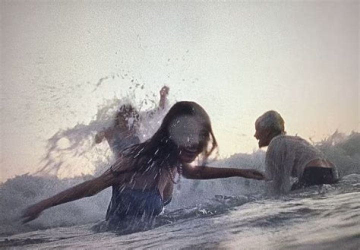 Annika Osterlund on the beach