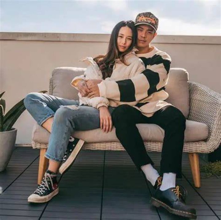 Brian Puspos with his girlfriend, Aja Dang
