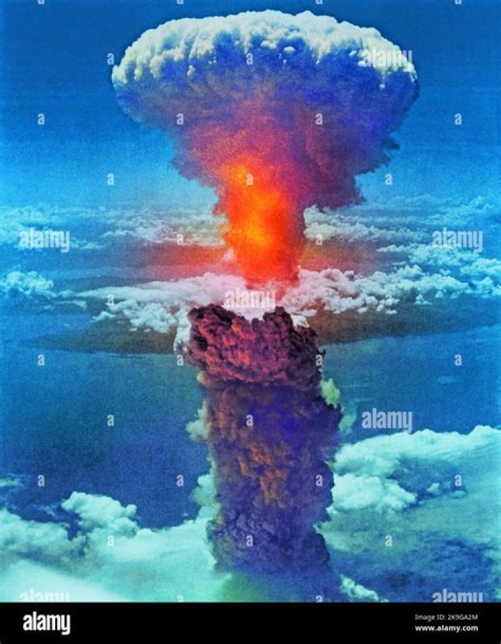 Cloud From Atomic Bombing Of Nagasaki