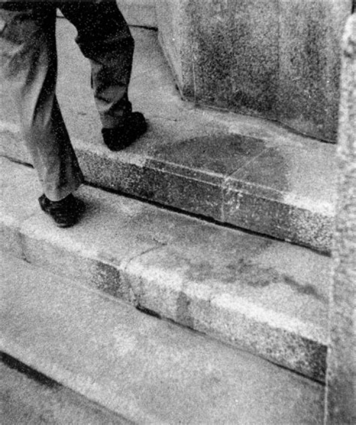 Man Walking In Hiroshima Ruins