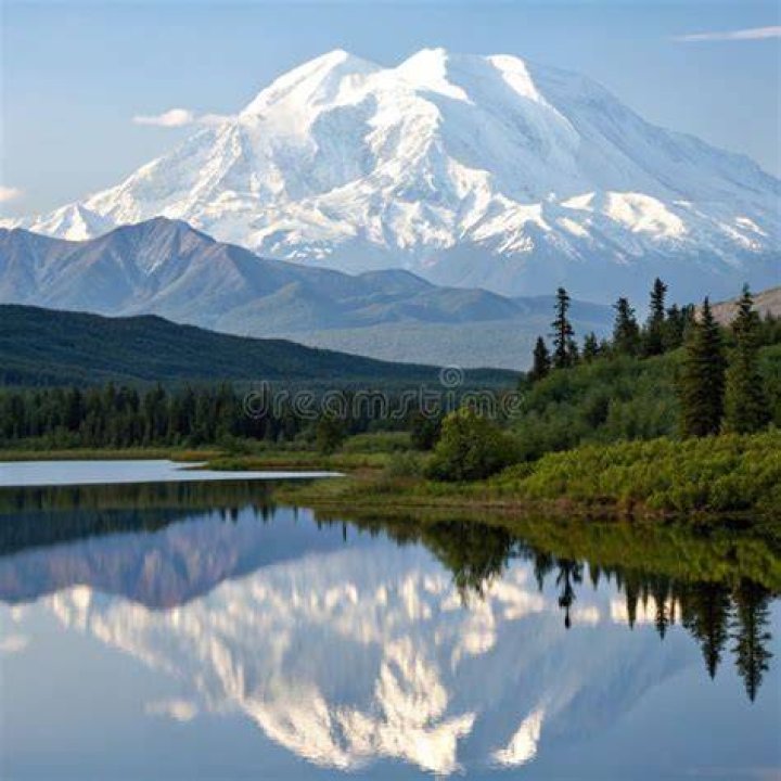 Mount McKinley Reflection Photograph
